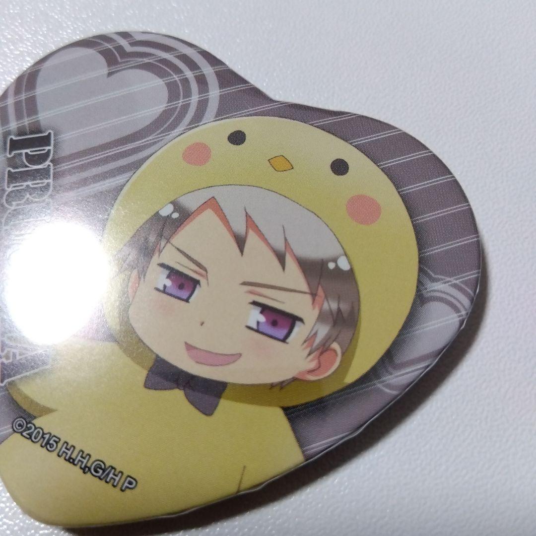 【ヘタリア】プロイセン マルイ THEキャラSHOP ハート 缶バッジ 着ぐるみ