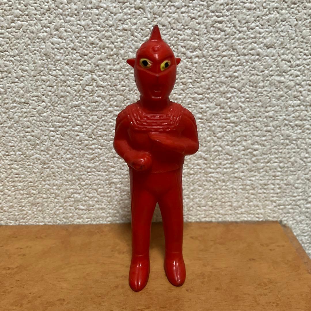 【当時物】ブルマァク ウルトラセブン ソフビ フィギュア 刻印あり レトロ