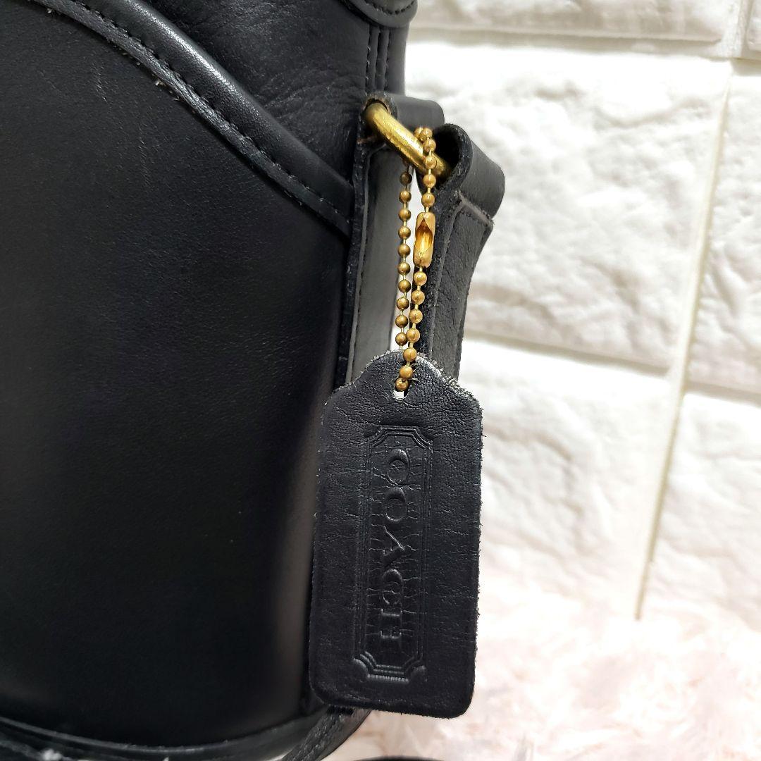 オールドコーチ COACH オールレザー ラウンドアーチショルダーバッグ 美品