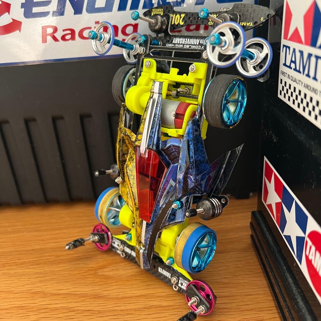 ■激レア　ミニ四駆　完成品　加工　アバンテ　仮面ライダーダブル　ルナ・トリガー風