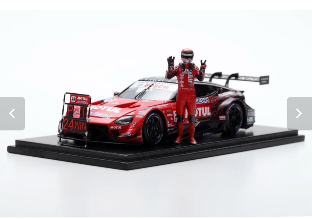 500台限定　1/43 MOTUL AUTECH Z 松田次生選手サイン入り