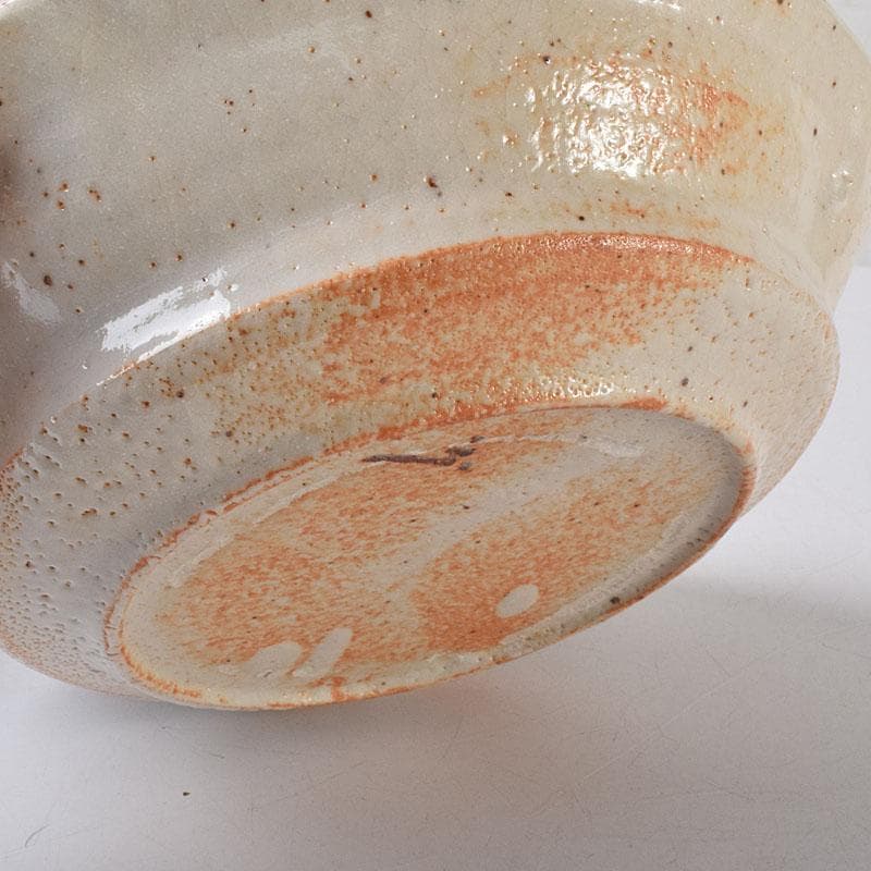 志野焼　加藤光右衛門作　菓子鉢　共箱　C　8089