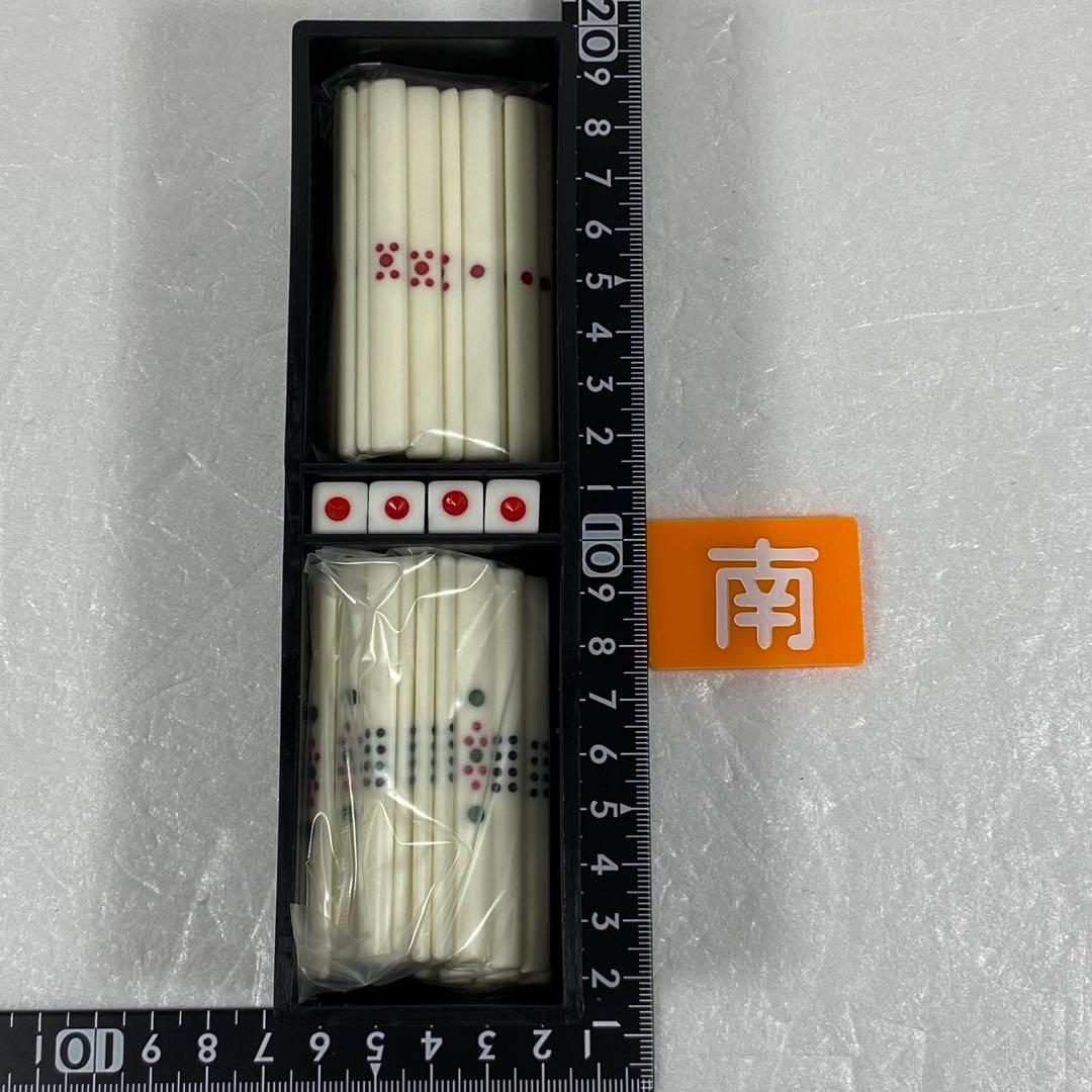 〈ミズノ丸一〉高級麻雀牌　槐（えんじゅ）背黄色　ユリア樹脂　シュリンク付き