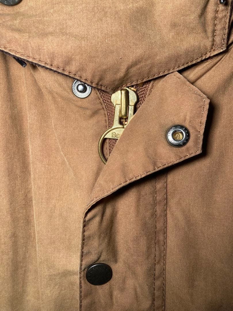 希少 バブアー BARBOURフーデッド ビデイルSL 36 フード ブラウン