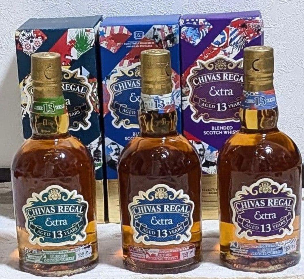 (年内割引)未開封　シーバスリーガル CHIVAS REGAL Extra 3本