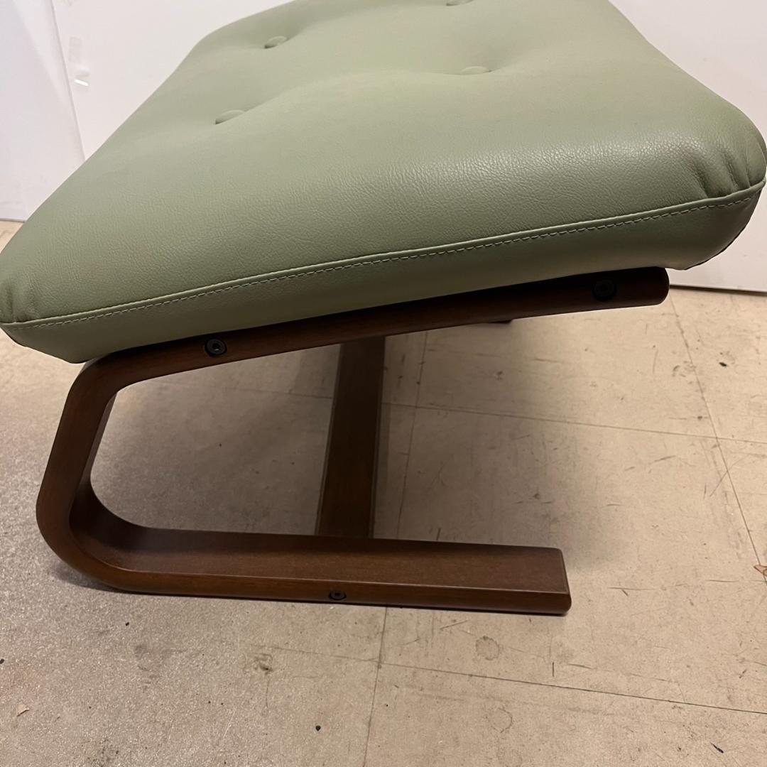 K◇富士ファニチア Agio ワイドスツール オットマン 足置き 椅子