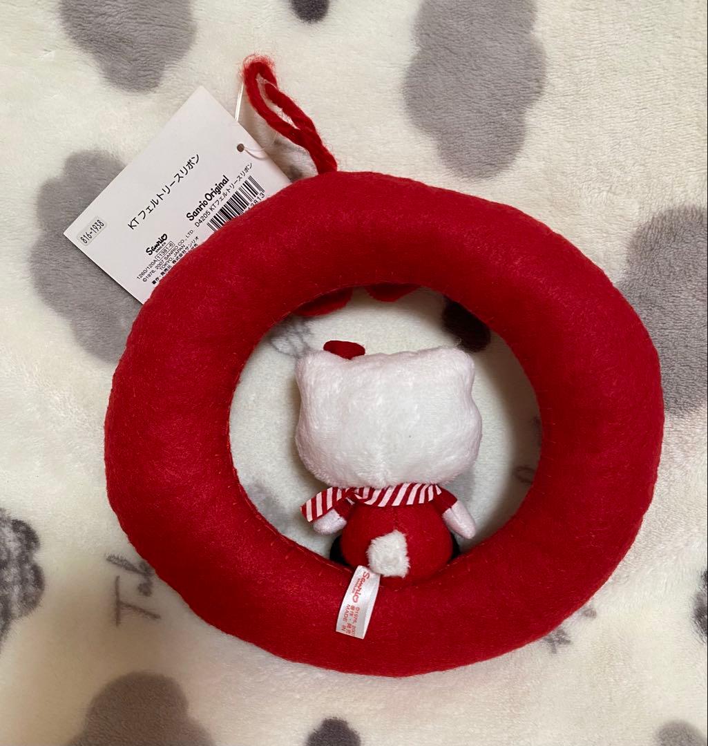 キティ　フェルト　クリスマスリース　2007年