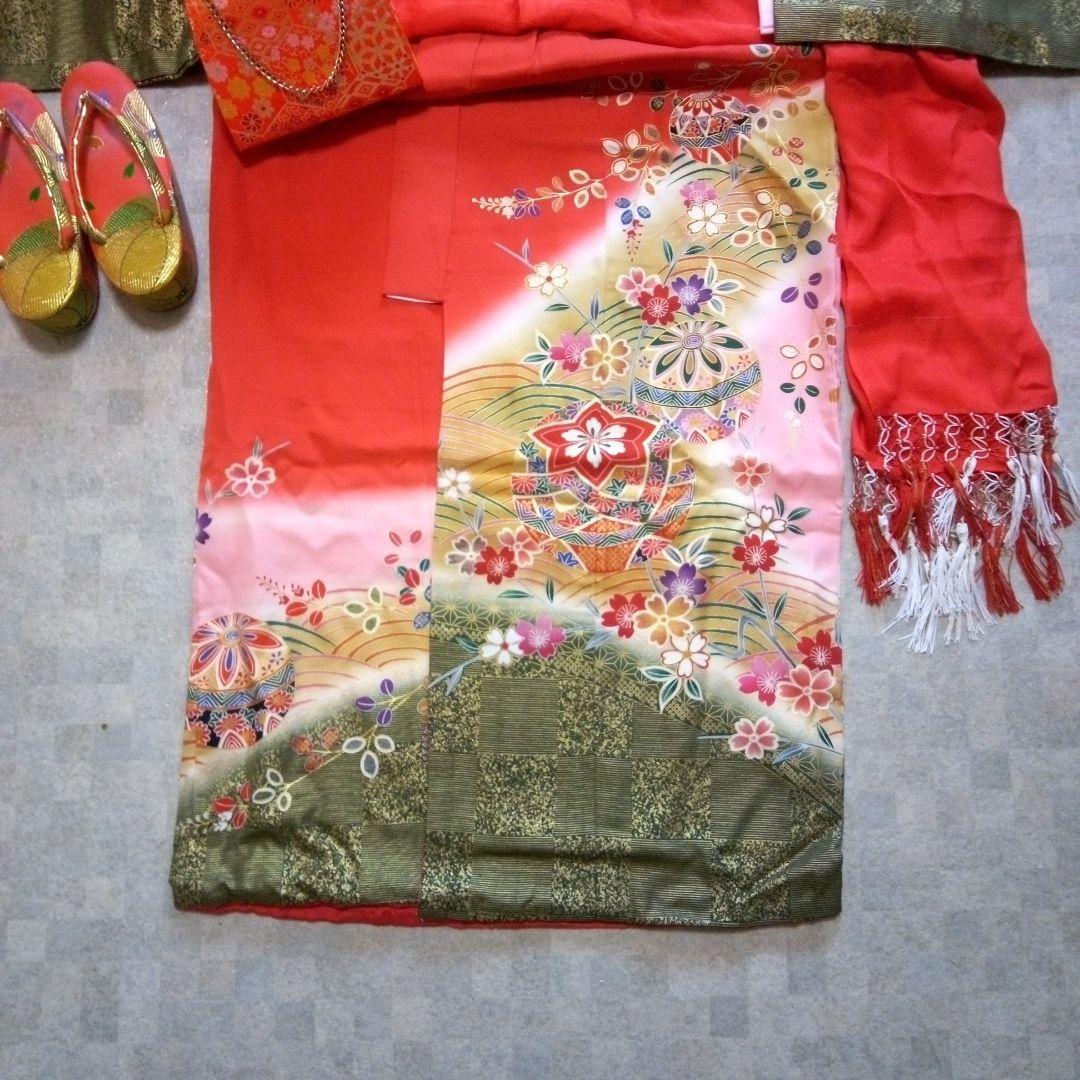 【七五三7歳用】振袖セット『小物付き』