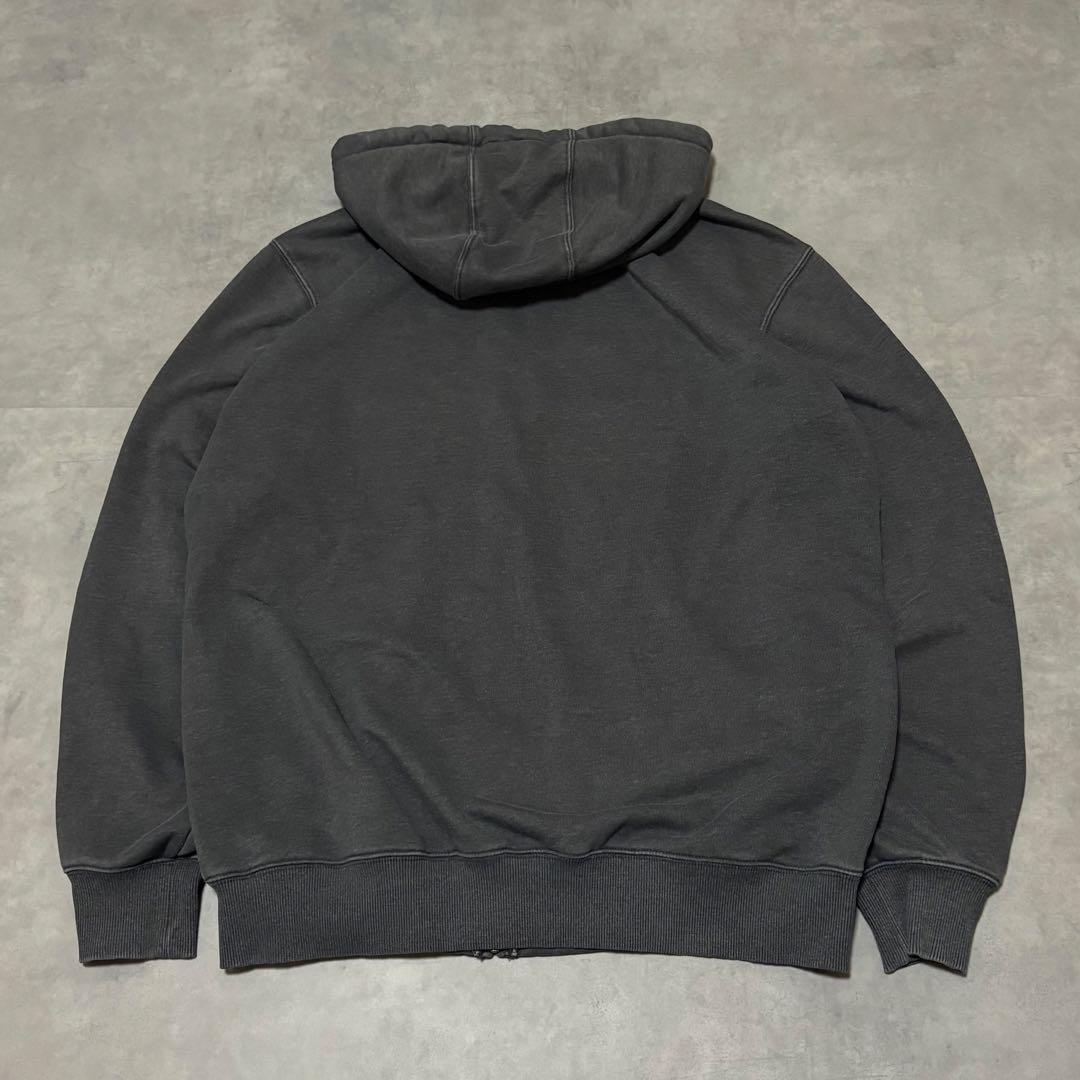 カーハート フルジップパーカー 撥水 裏フリース フェード レインディフェンダー