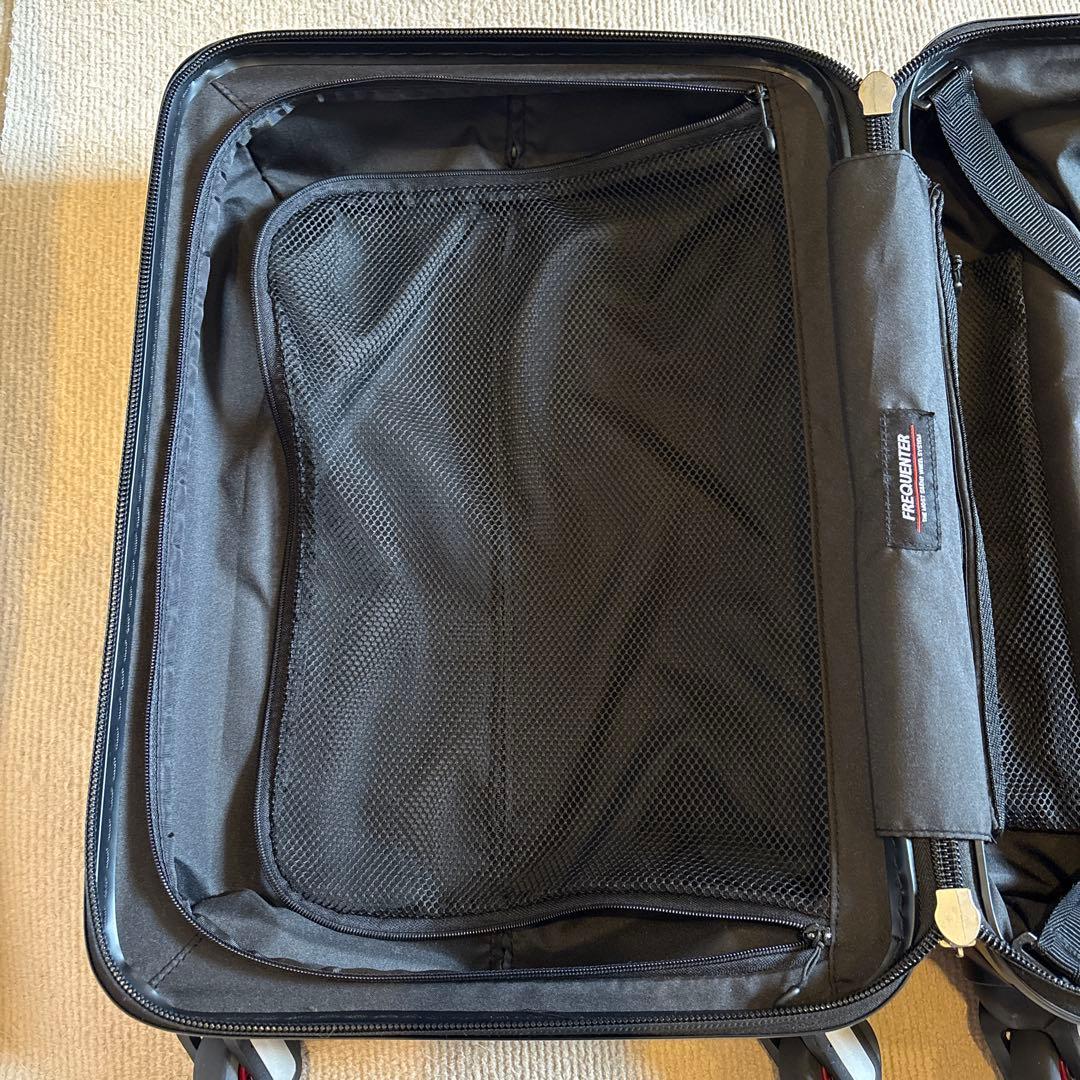 フリクエンターWAVE スーツケース静音キャリー　 ブラック機内持ち込みサイズ