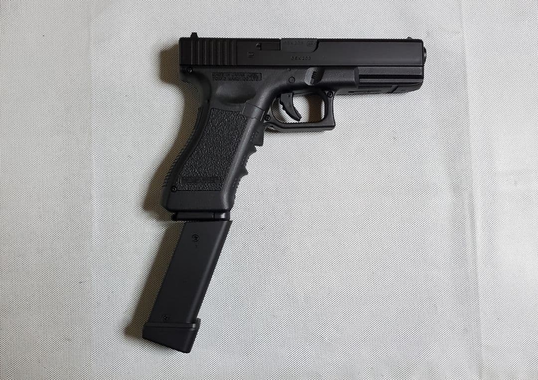 東京マルイ　グロック18C　ロングマガジン　カスタム　改修品　10禁