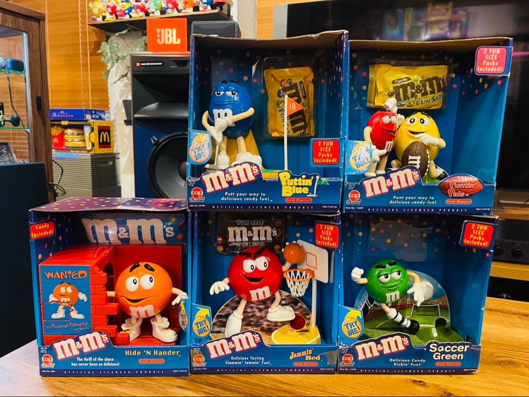 ★超激レア★ M&M's エムアンドエムズ ハスブロ ディスペンサー 全種