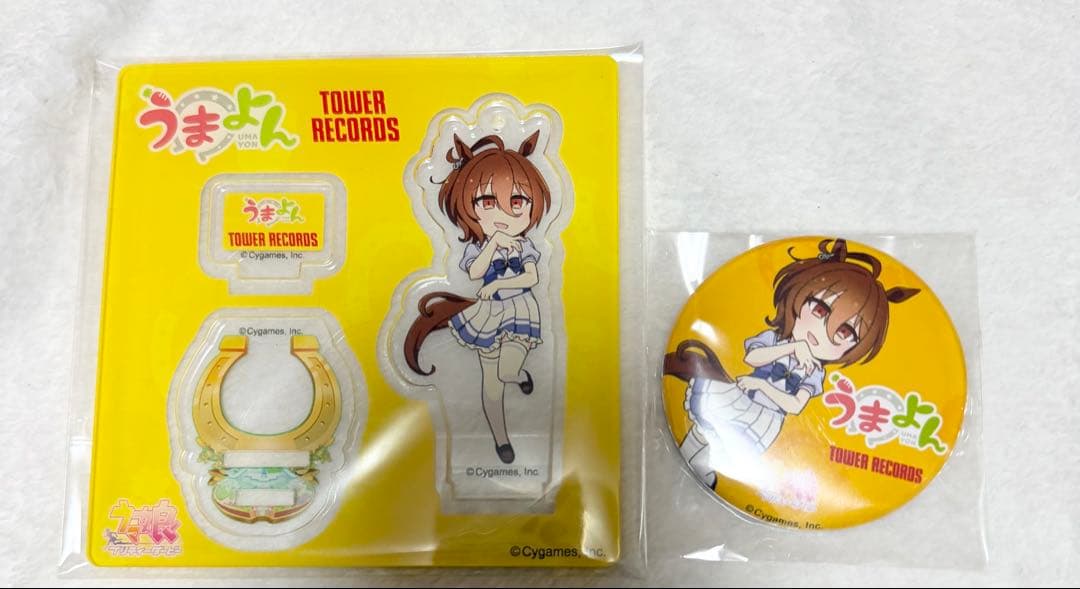 ウマ娘 うまよん アグネスタキオン アクリルスタンド 缶バッジ