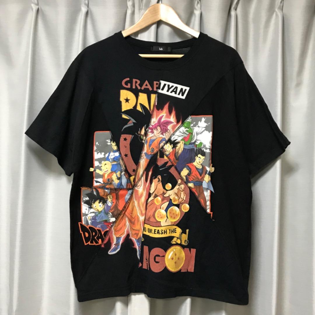 ink ドラゴンボール グラフィックTシャツ ブラック