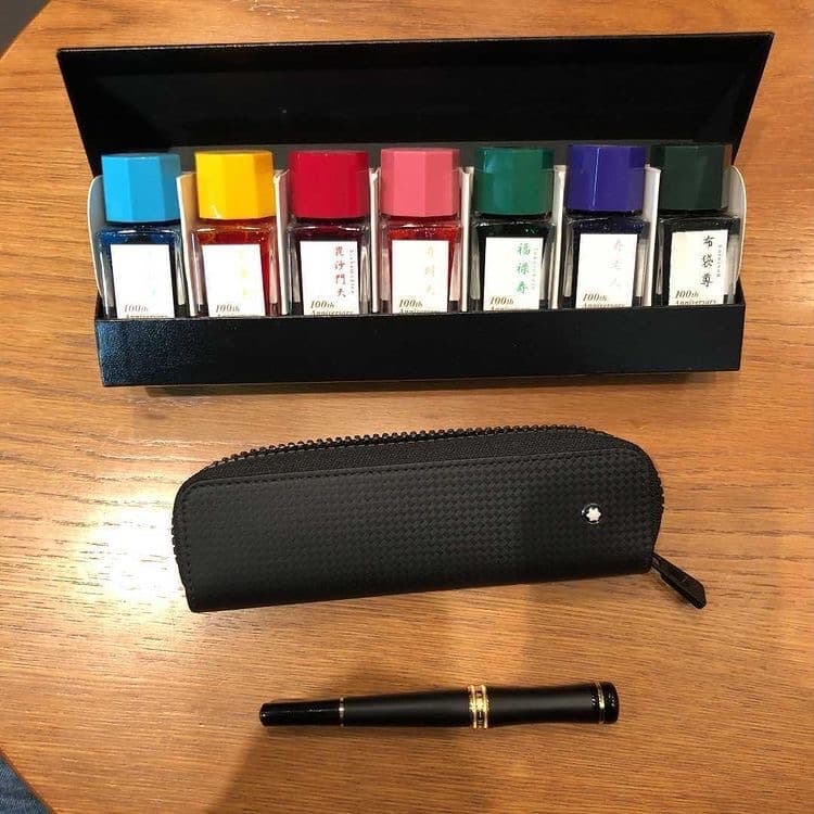 モンブラン万年筆　モンブランペンケース　インク