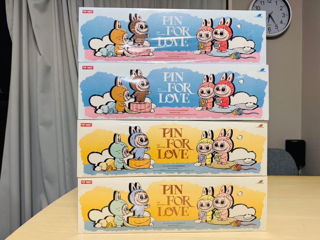 ポップマート ザ モンスターズ ピン フォー ラブ シリーズ ぬいぐるみ