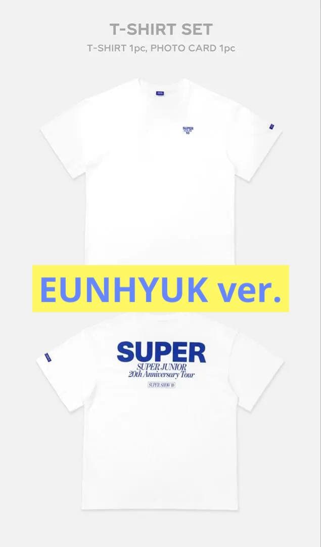 【新品・未開封】SJ SS10 韓国公式グッズ'Tシャツセット' (ウニョク)