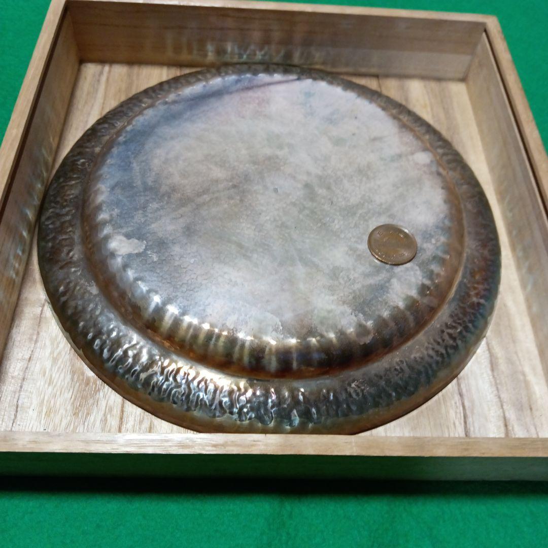 純銀製皿　 純銀保証　302g 木箱付き