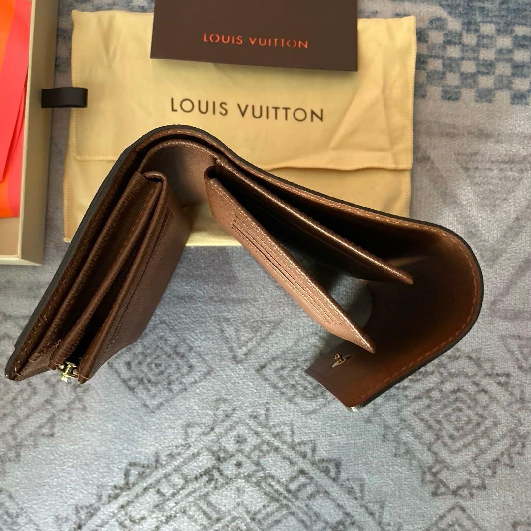 ルイヴィトン モノグラム　3つ折り　レディース財布