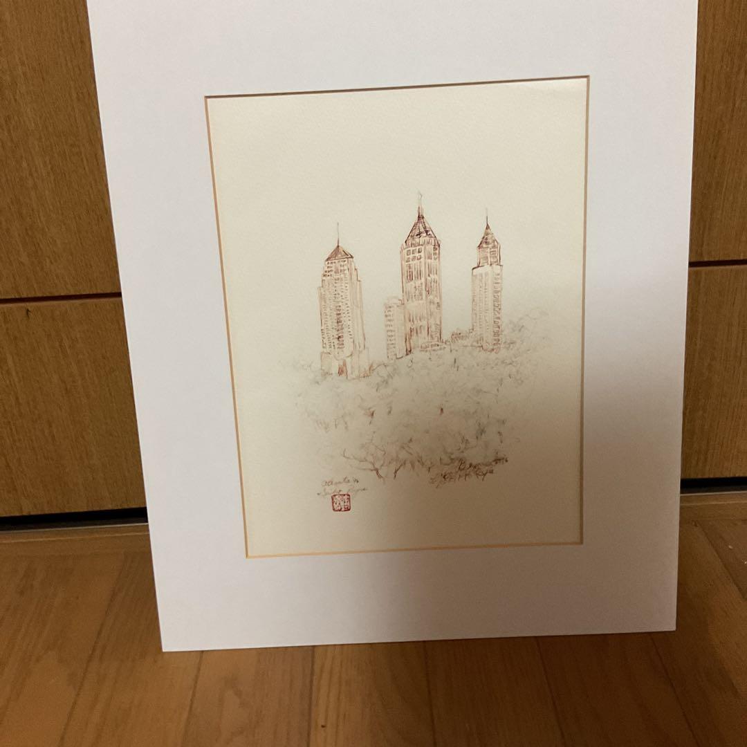 作者不詳 木版画 風景画 アトランタ 96 リュウセイホウ