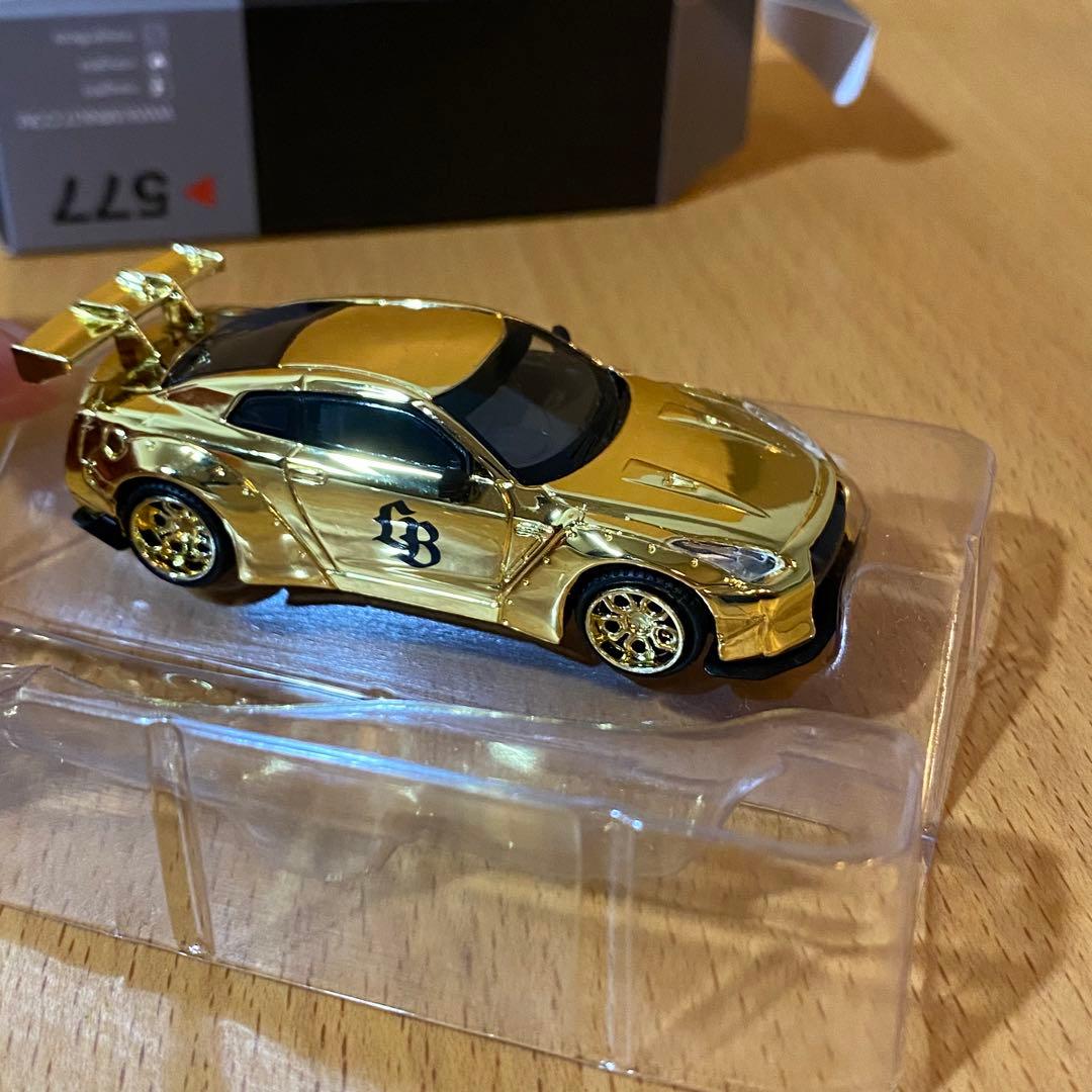 mini-gt LBWK 原宿限定 ゴールド　GT-R タイプ1