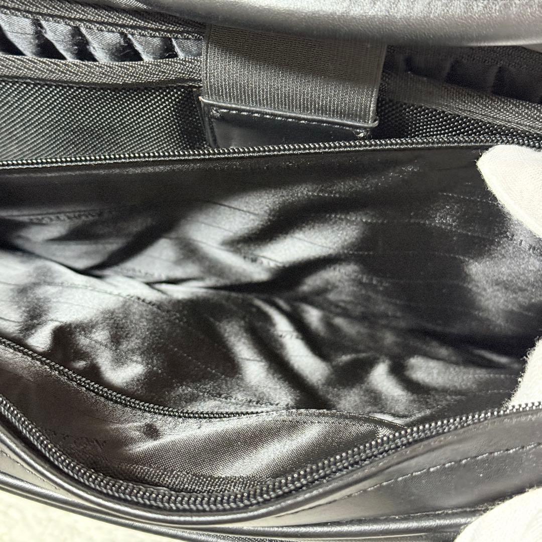 未使用✨ゼロハリバートン　レザー　ビジネスバッグ　ブラック　大容量　2way