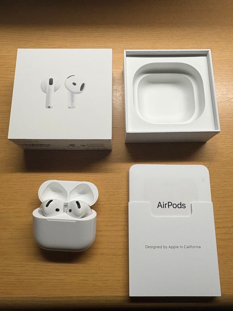 AirPods4 ノイズキャンセリングなし 箱 本体 充電ケース付き