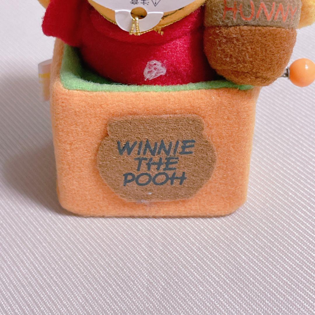 東京ディズニーランド　くまのプーさん　ぬいぐるみ　手回しオルゴール　インテリア