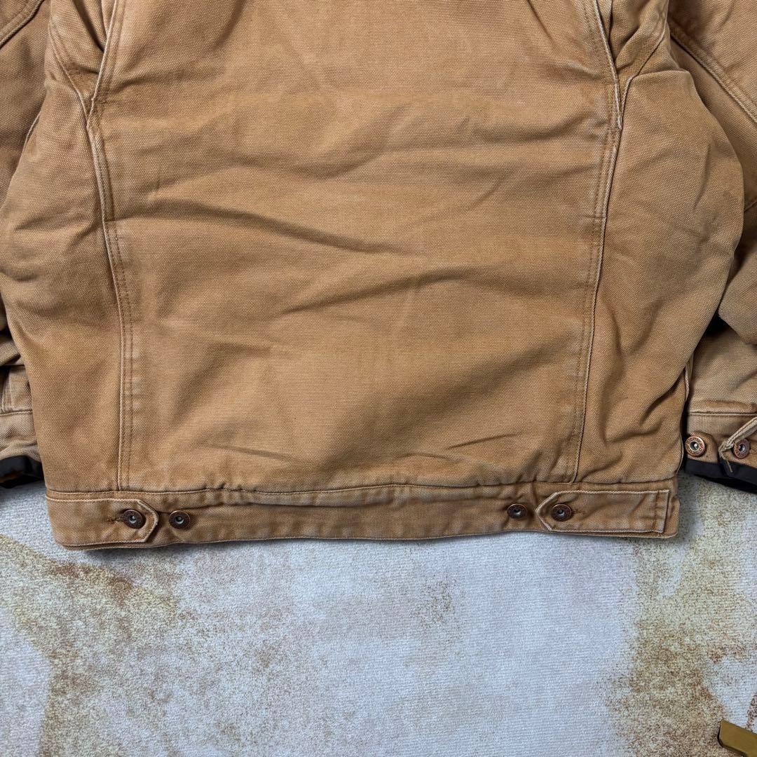 【古着】Dickies中綿ダックワークJKT茶Lフェード