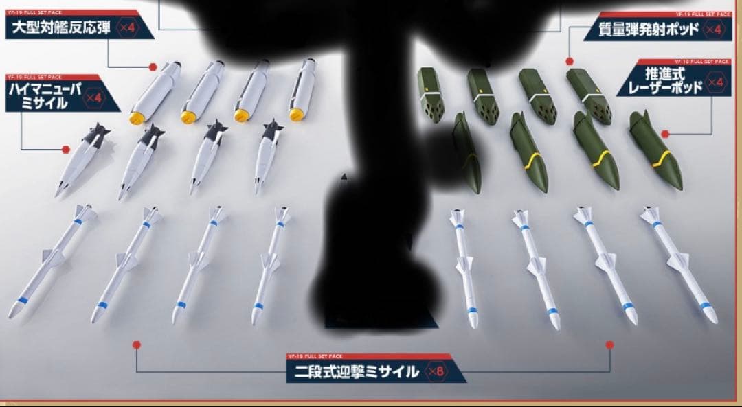 マクロス DX超合金 YF19 ミサイル