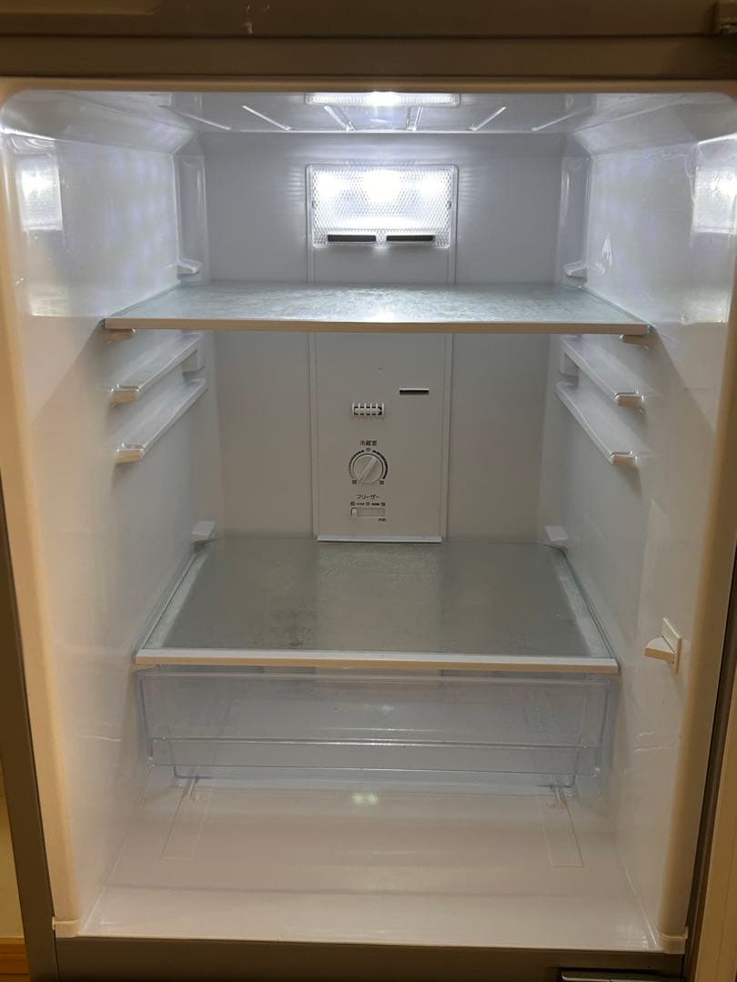 AQUA シルバー 冷蔵庫 上下二段式 129L