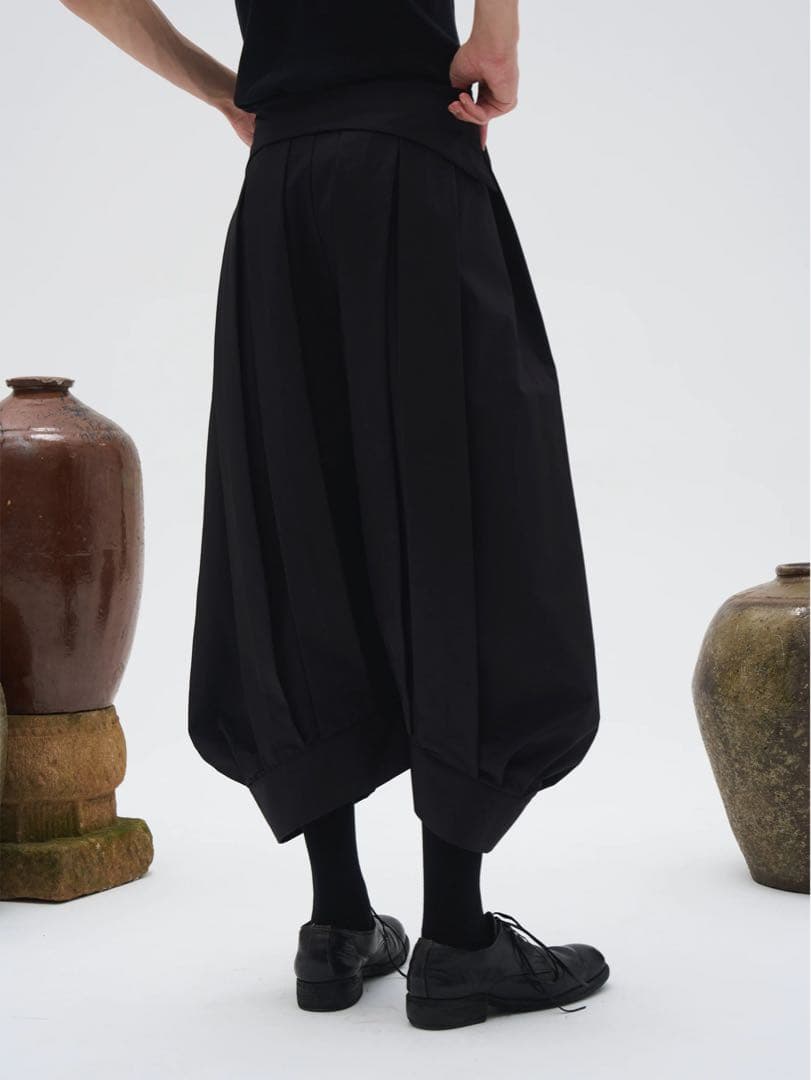 【モード】7440 37 1 サーカスバルーン9部丈パンツ