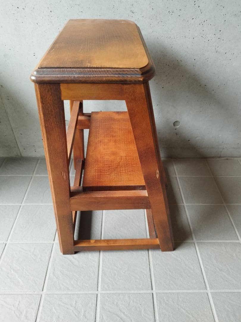 アンティーク　踏み台　木製　折りたたみ