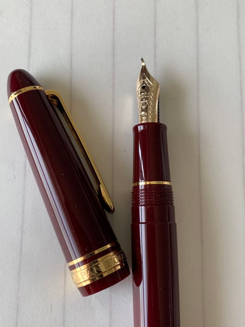 セーラー 万年筆 ボルドー 14K