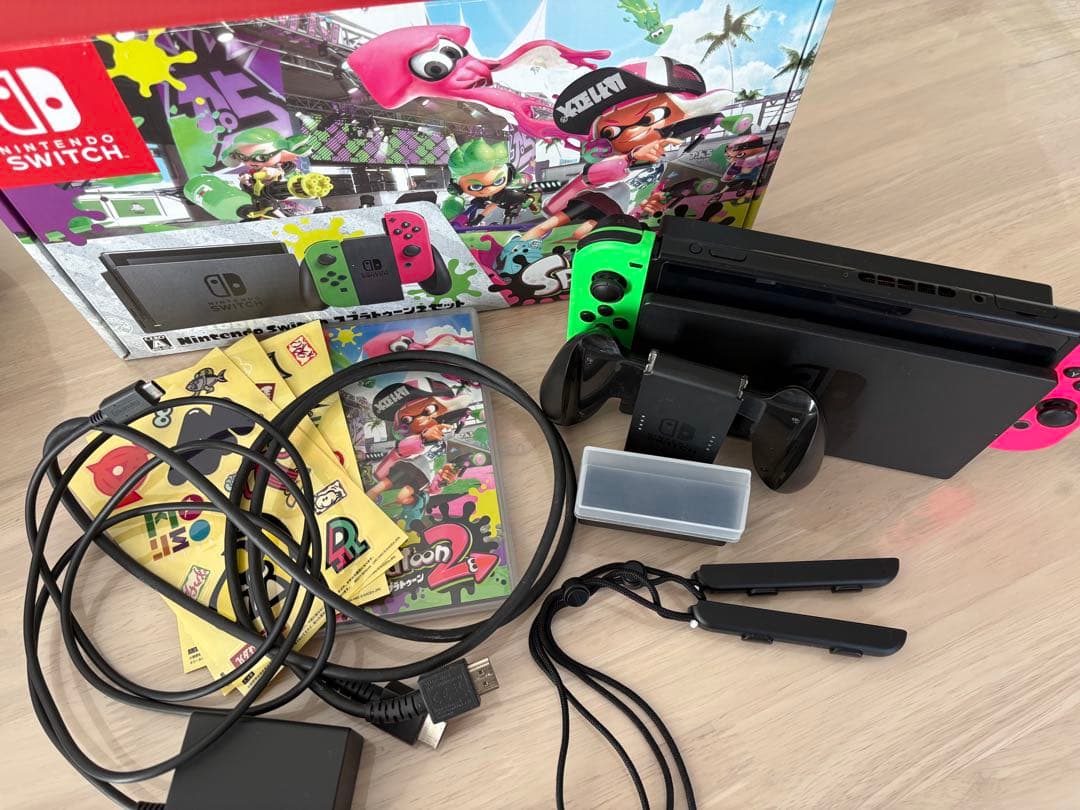 ジャンク品　Nintendo Switch スプラトゥーン2仕様　本体