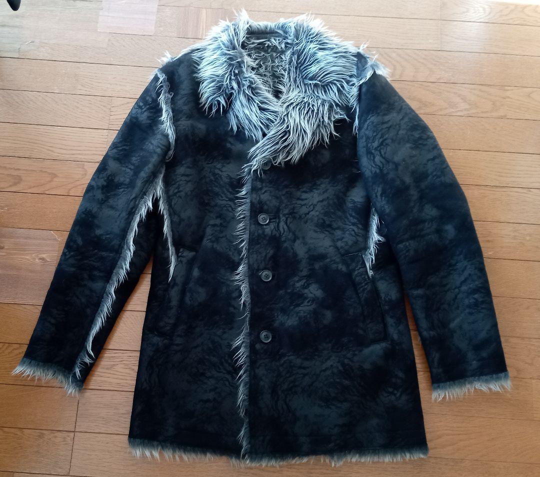 美品　TETE HOMME　ムートン　ファー　毛皮　アーカイブ　y2k