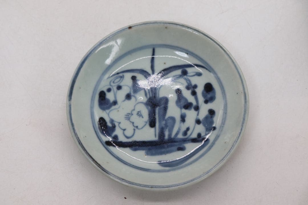 中国　清時代　染付小皿9点　送料込み250707