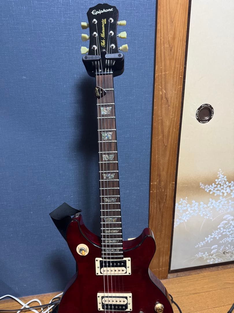Epiphone tak matsumoto DCチェリーレッド　エフェクター付