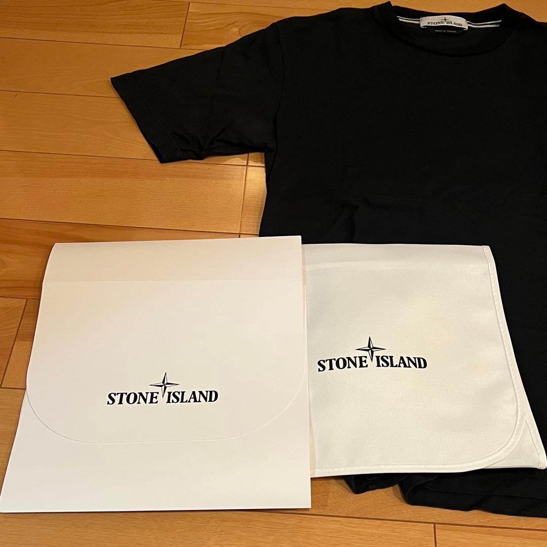 ★希少！肩刺繍★ストーンアイランド Tシャツ ★ネイビー S★ケース付属品有❗️