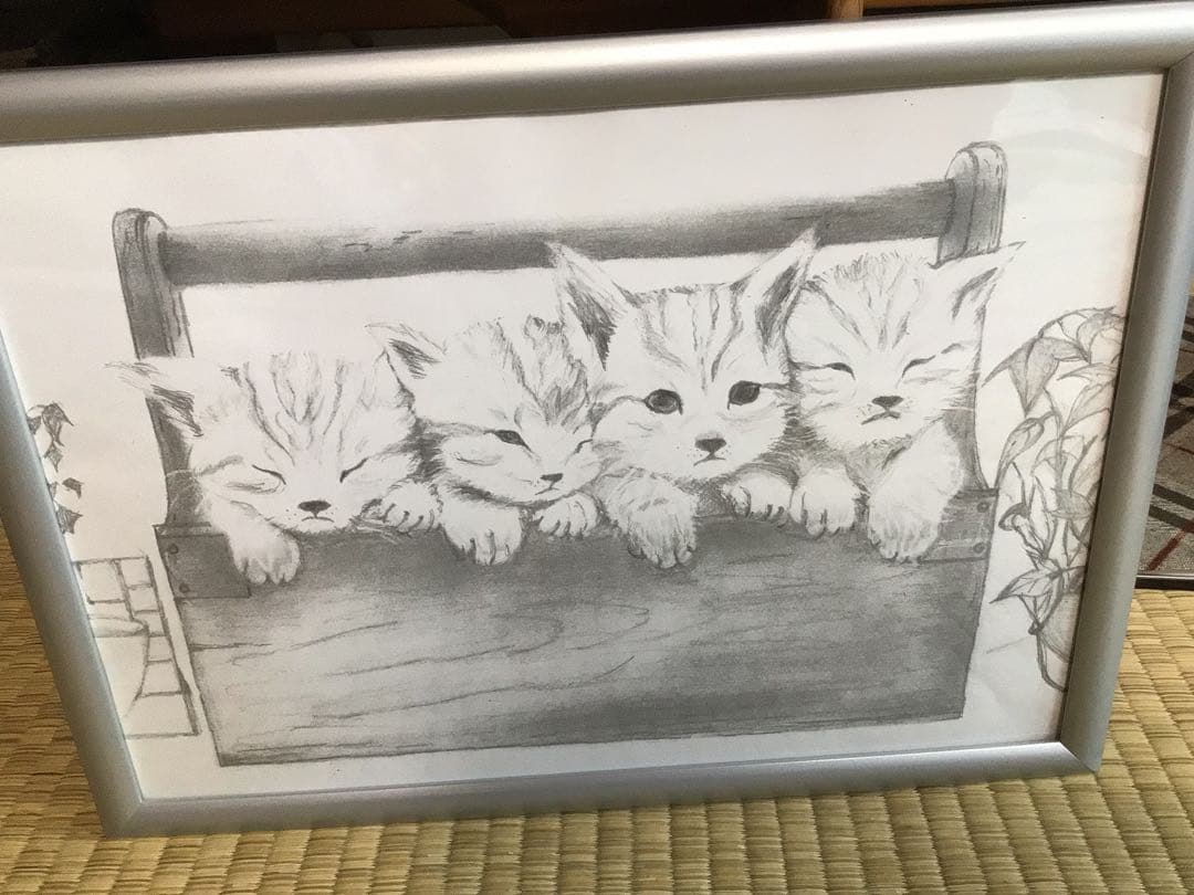 ガネーシャさん専用ですパステル画 3点セット 果物と花