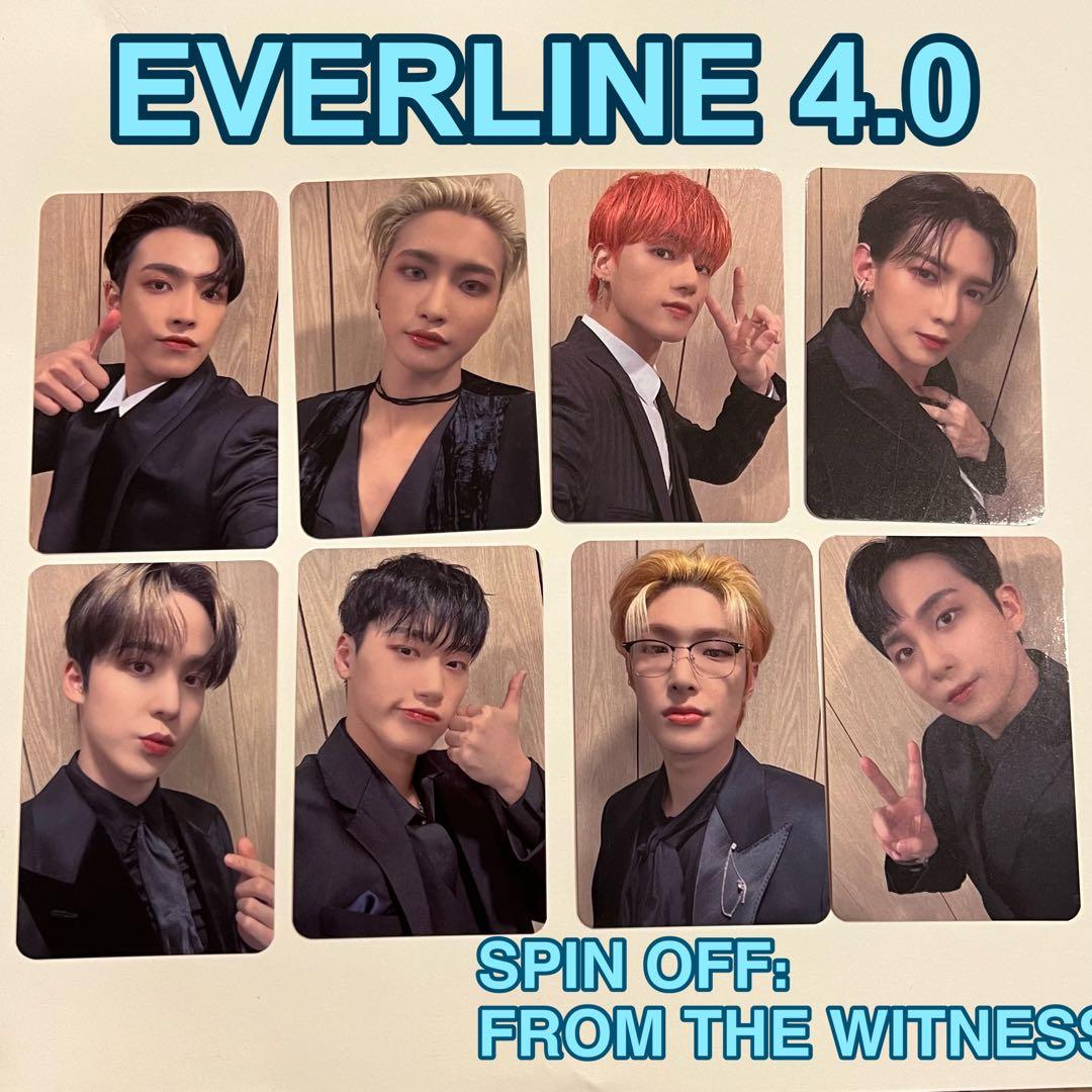 ATEEZ EVERLINE 4.0 ８人セット　WITNESS トレカ