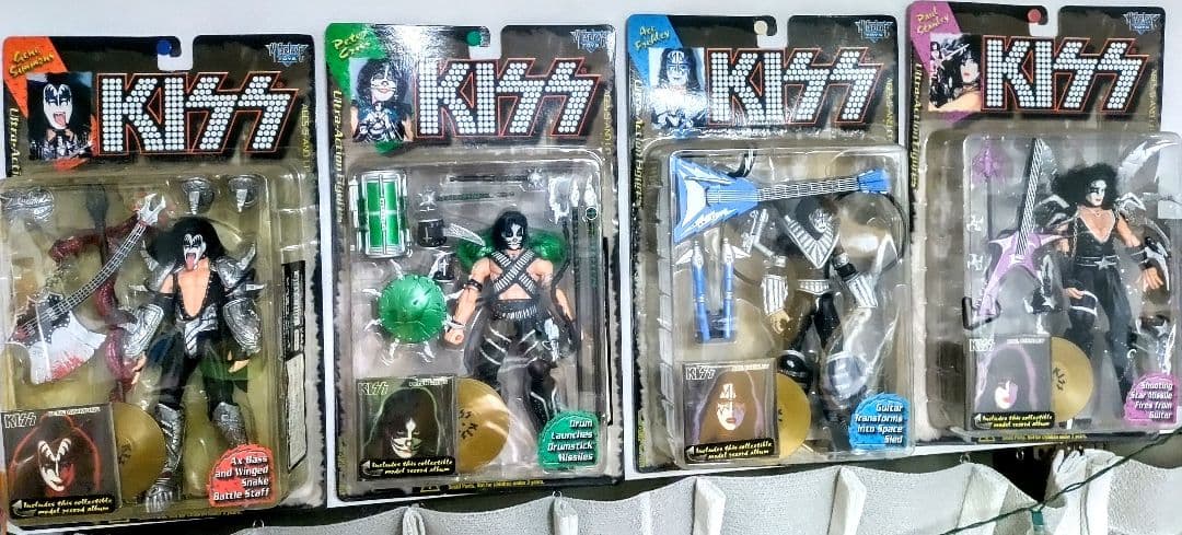 フィギュア★KISS 4体セット★マクファーレン・バンド・エースフレーリー