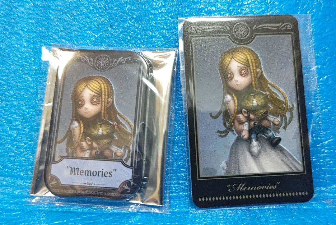 第五人格　アトレ　スクエア缶バッジ＆カードセット