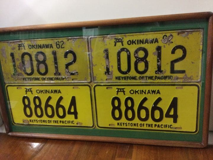 ♠️1960年代　ナンバープレート《本土復帰前》KT＊A♠️
