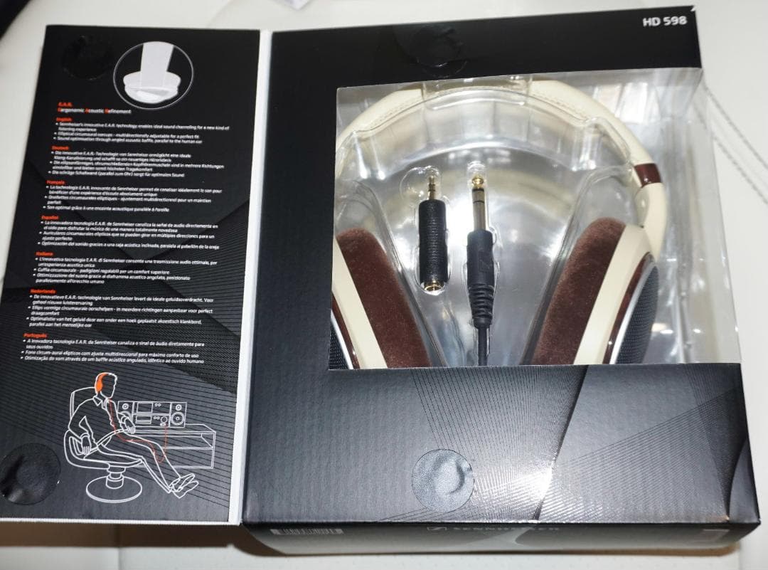 美品　ゼンハイザー HD598