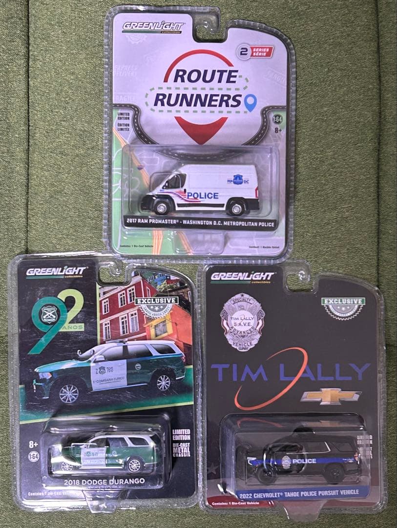 GREENLIGHT 1/64 グリーンライト アメリカン ポリスカー 7種