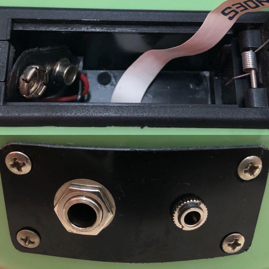 【超美品】ZO-3 ミントグリーン アンプ内蔵ミニギター 専用ケース付き！！