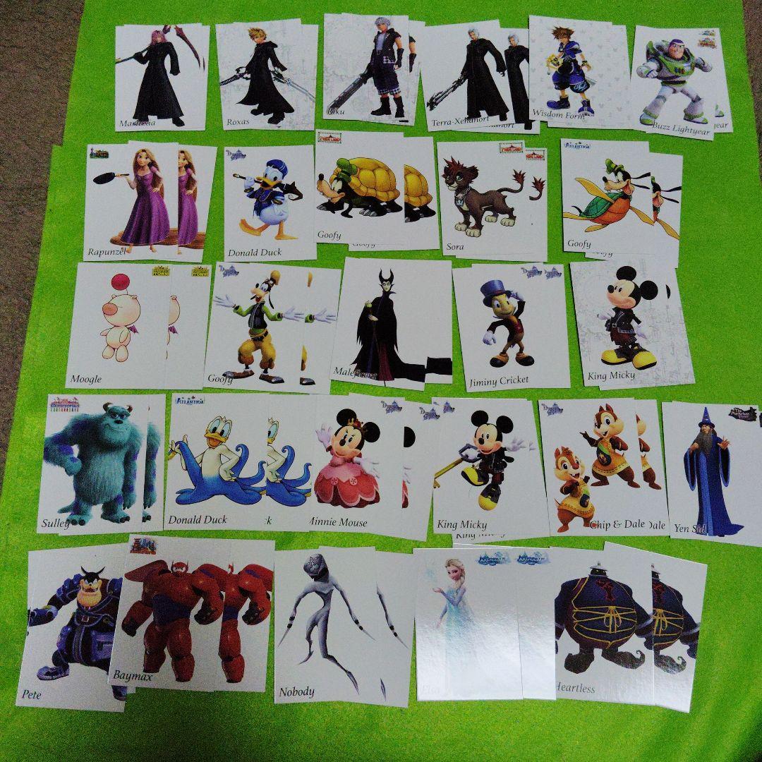 キングダムハーツ アートミュージアム　トレカカード 128種類ダブり有約195枚