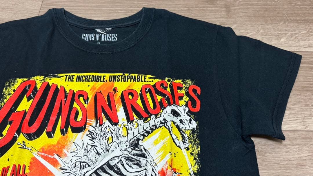 Guns N' Roses ガンズ公式バンドTゴジラ ツアーTシャツ2017レア