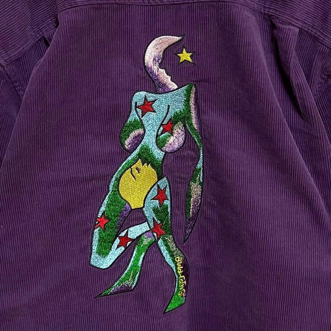 2024【入手困難】シュプリーム♤刺繍ビッグロゴ　コーデュロイジャケット即完売品